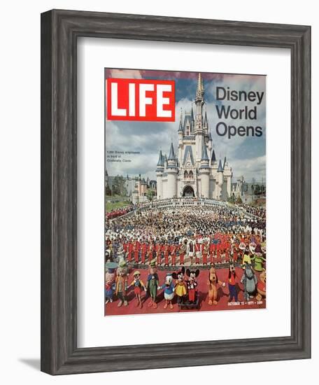 Disney World Opens, October 15, 1971-Yale Joel-Framed Photographic Print