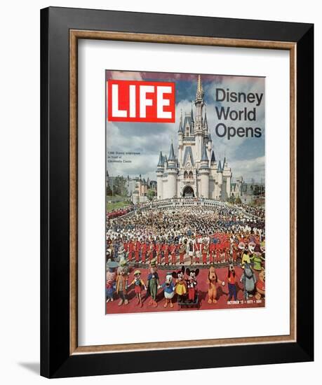 Disney World Opens, October 15, 1971-Yale Joel-Framed Photographic Print