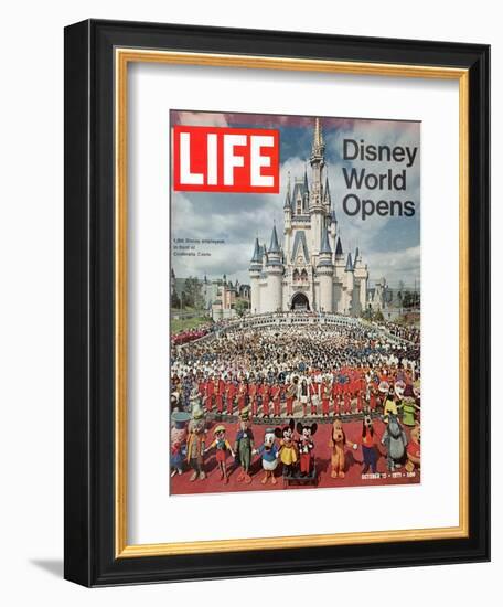 Disney World Opens, October 15, 1971-Yale Joel-Framed Photographic Print