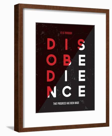 Disobedience-Kindred Sol Collective-Framed Art Print