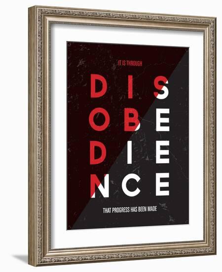 Disobedience-Kindred Sol Collective-Framed Art Print