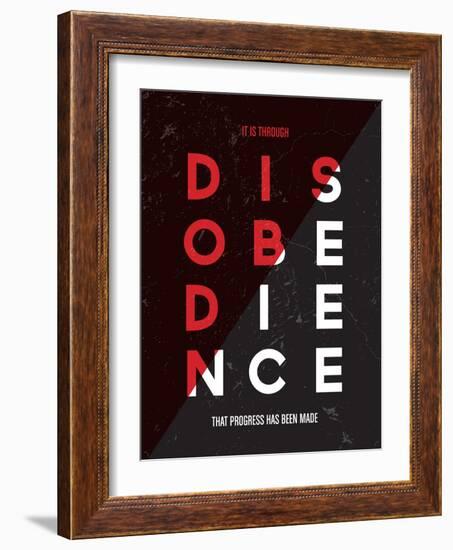 Disobedience-Kindred Sol Collective-Framed Art Print