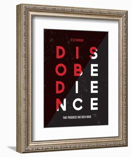 Disobedience-Kindred Sol Collective-Framed Art Print