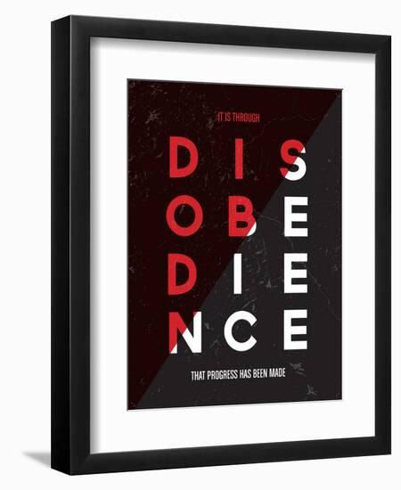 Disobedience-Kindred Sol Collective-Framed Art Print