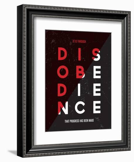 Disobedience-Kindred Sol Collective-Framed Art Print