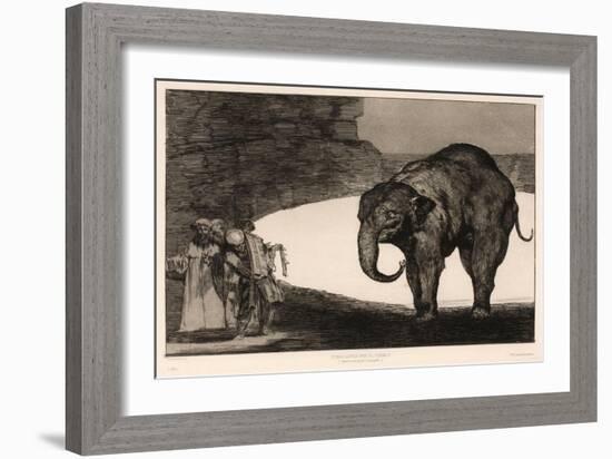 Disparate De Bestia. Otras Leyes Para El Pueblo, 1815-1819-Francisco de Goya-Framed Giclee Print