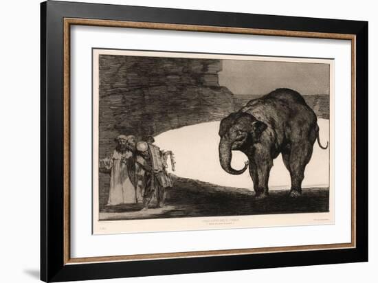 Disparate De Bestia. Otras Leyes Para El Pueblo, 1815-1819-Francisco de Goya-Framed Giclee Print