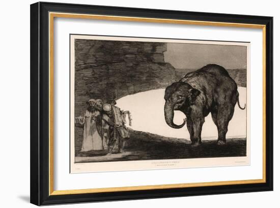 Disparate De Bestia. Otras Leyes Para El Pueblo, 1815-1819-Francisco de Goya-Framed Giclee Print