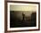 Displaced Man Holds His Baby Next to His Tent in Jalozai Refugee Camp Near Peshawar, Pakistan-null-Framed Photographic Print