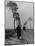 Displaced Person Returning Home from German Prison Camp, Walking Down Country Road-Ralph Morse-Mounted Photographic Print