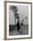 Displaced Person Returning Home from German Prison Camp, Walking Down Country Road-Ralph Morse-Framed Photographic Print