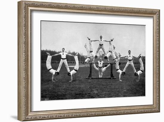 Display by the Aldershot Gymnastic Staff, Hampshire, 1896-Gregory & Co-Framed Giclee Print