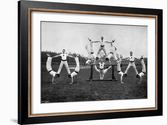 Display by the Aldershot Gymnastic Staff, Hampshire, 1896-Gregory & Co-Framed Giclee Print