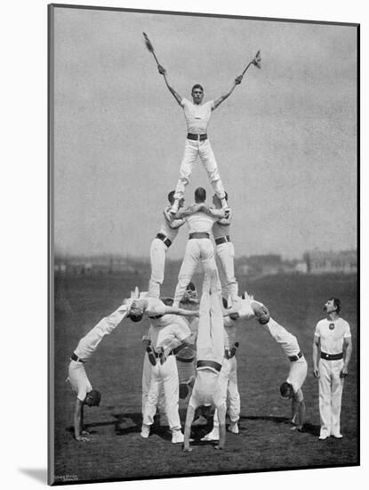 Display by the Staff of the Aldershot Gymnasium, Hampshire, 1895-Gregory & Co-Mounted Giclee Print