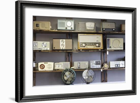 Display of Antique Radios, Las Vegas, Nevada. Usa-Julien McRoberts-Framed Photographic Print