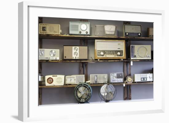 Display of Antique Radios, Las Vegas, Nevada. Usa-Julien McRoberts-Framed Photographic Print