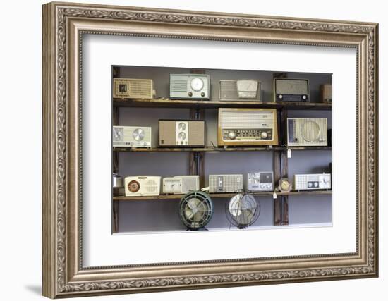 Display of Antique Radios, Las Vegas, Nevada. Usa-Julien McRoberts-Framed Photographic Print