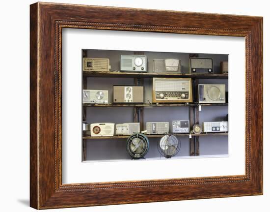 Display of Antique Radios, Las Vegas, Nevada. Usa-Julien McRoberts-Framed Photographic Print