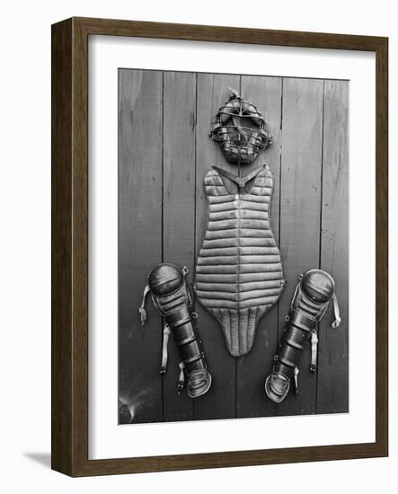 Display of Baseball Gear-Bettmann-Framed Photographic Print