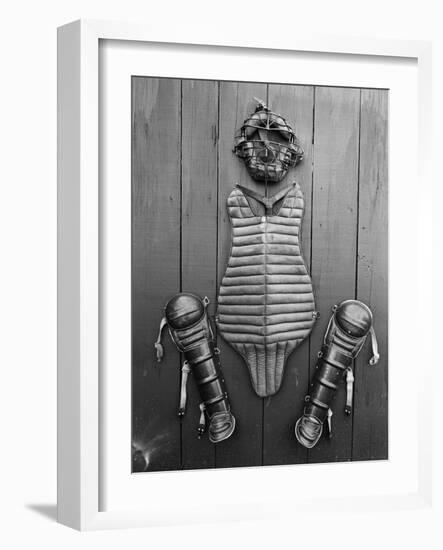 Display of Baseball Gear-Bettmann-Framed Photographic Print