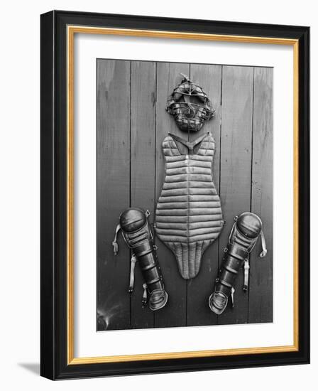 Display of Baseball Gear-Bettmann-Framed Photographic Print