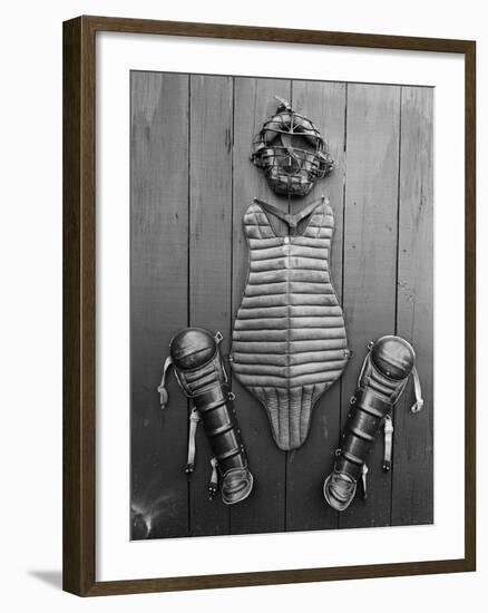 Display of Baseball Gear-Bettmann-Framed Photographic Print