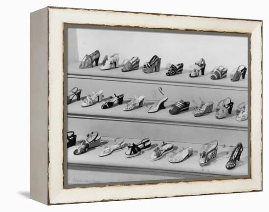 Display of Ferragamo Shoes-Alfred Eisenstaedt-Framed Premier Image Canvas