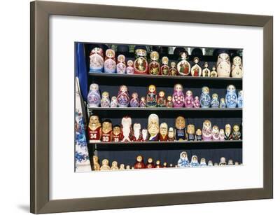 Display Of Handcrafted Russian Dolls St Petersburg Russia