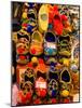 Display of Shoes for Sale at Vendors Booth, Spice Market, Istanbul, Turkey-Darrell Gulin-Mounted Photographic Print