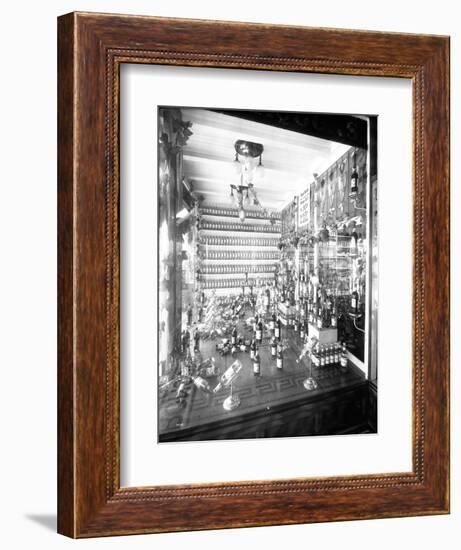 Display Window of Bottled Grape Juice, First Avenue, Seattle, ca. 1908-Ashael Curtis-Framed Giclee Print