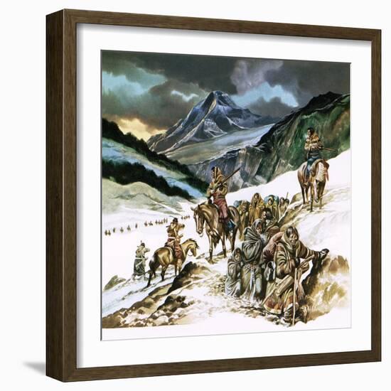 Dispossessed Red Indians-Ron Embleton-Framed Giclee Print