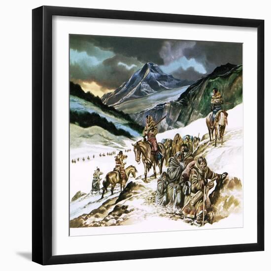 Dispossessed Red Indians-Ron Embleton-Framed Giclee Print