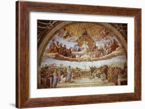 Disputa del Sacramento-Raphael-Framed Giclee Print