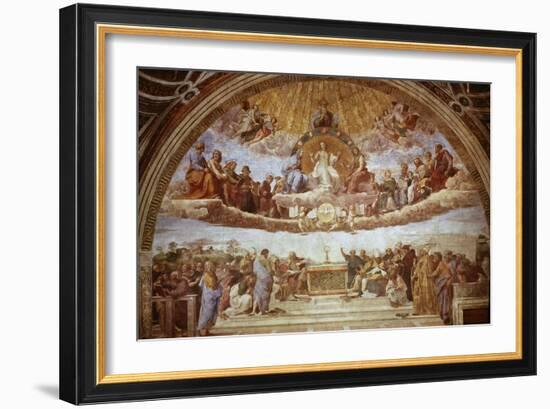 Disputa del Sacramento-Raphael-Framed Giclee Print