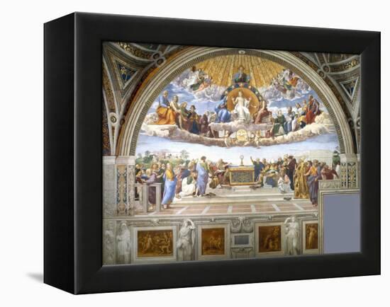 Disputation of the Holy Sacrament-Raphael-Framed Premier Image Canvas