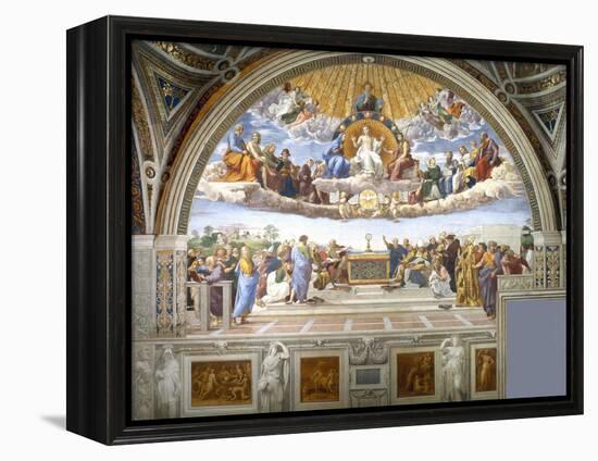 Disputation of the Holy Sacrament-Raphael-Framed Premier Image Canvas