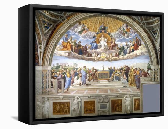 Disputation of the Holy Sacrament-Raphael-Framed Premier Image Canvas