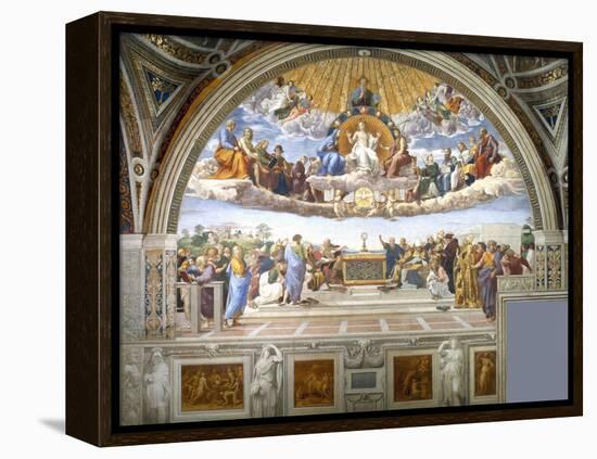 Disputation of the Holy Sacrament-Raphael-Framed Premier Image Canvas