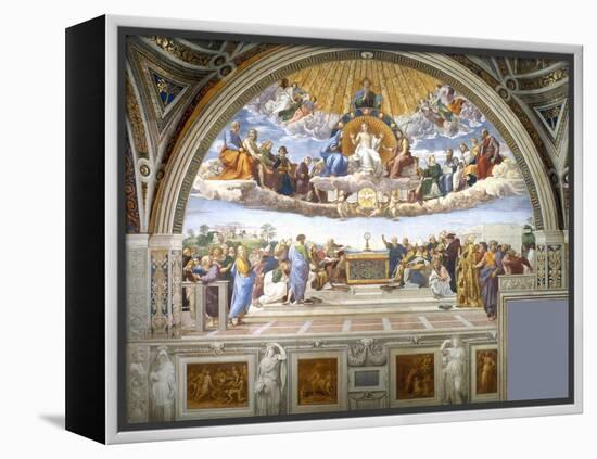 Disputation of the Holy Sacrament-Raphael-Framed Premier Image Canvas