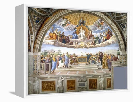 Disputation of the Holy Sacrament-Raphael-Framed Premier Image Canvas