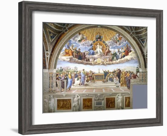 Disputation of the Holy Sacrament-Raphael-Framed Premium Giclee Print