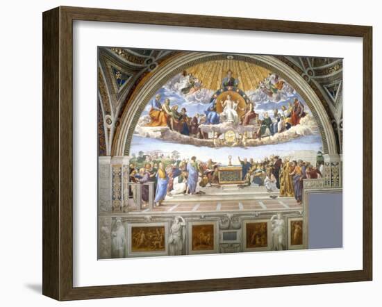 Disputation of the Holy Sacrament-Raphael-Framed Premium Giclee Print