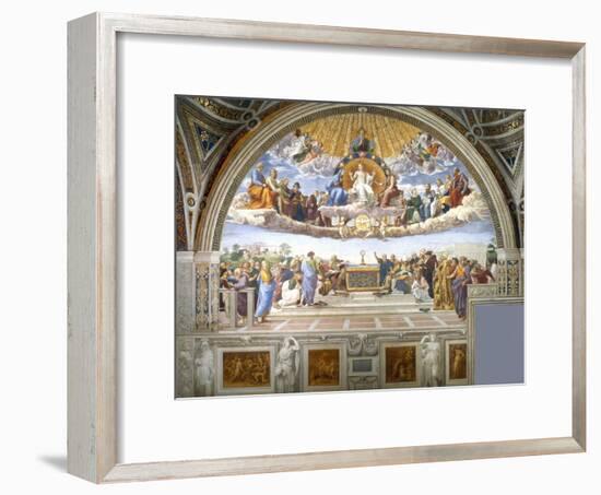 Disputation of the Holy Sacrament-Raphael-Framed Giclee Print