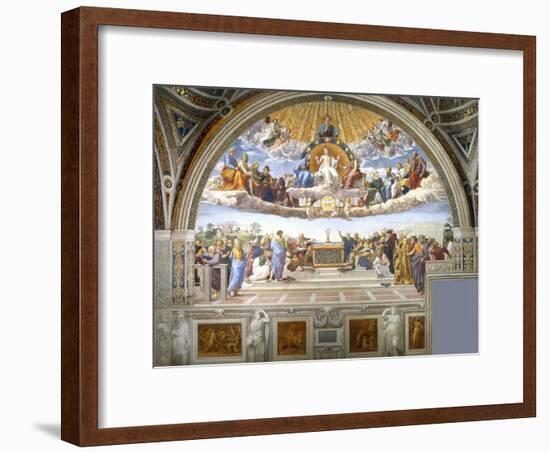 Disputation of the Holy Sacrament-Raphael-Framed Giclee Print