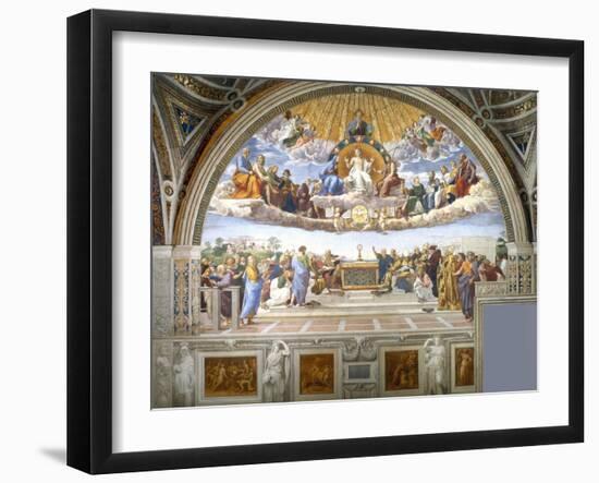 Disputation of the Holy Sacrament-Raphael-Framed Giclee Print