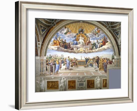 Disputation of the Holy Sacrament-Raphael-Framed Giclee Print