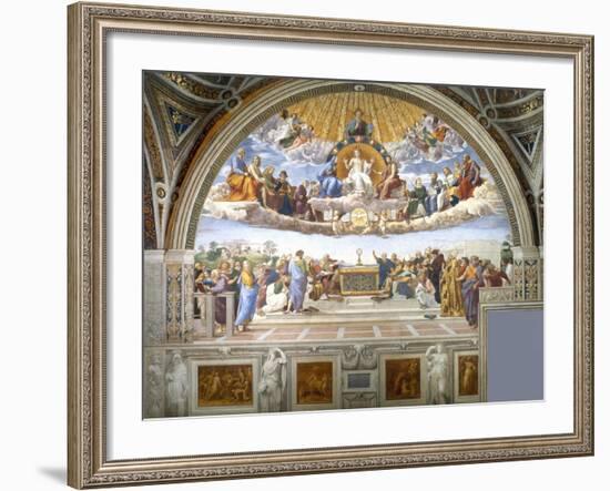 Disputation of the Holy Sacrament-Raphael-Framed Giclee Print