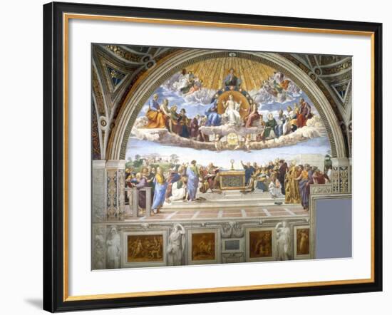 Disputation of the Holy Sacrament-Raphael-Framed Giclee Print