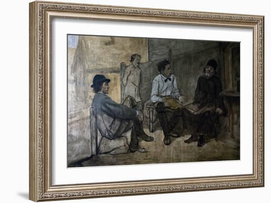 Dispute About Religion-Vasili Grigorevich Perov-Framed Giclee Print