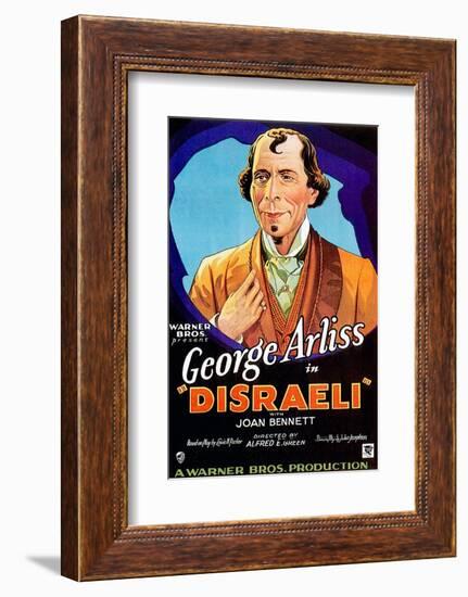 Disraeli, George Arliss, 1929-null-Framed Photo